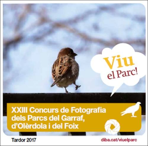 El concurs de fotografia als parcs es fa dins del programa Viu el Parc de la Diputació de Barcelona