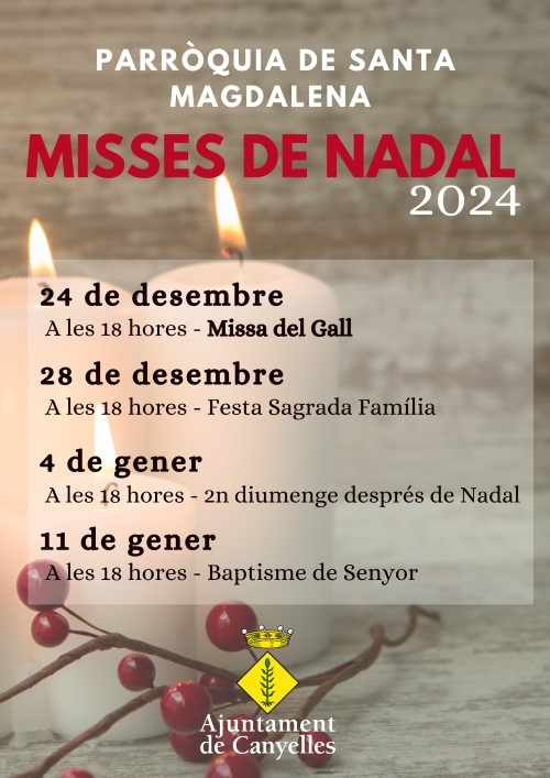 2024 12 Horarismisses