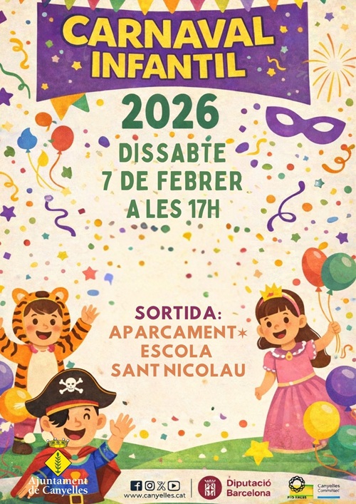 2026 02 07 Cartell Carnaval Infantil