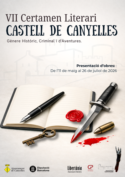 2026 05 11 cartell VIICertamenLiterari CastelldeCanyelles