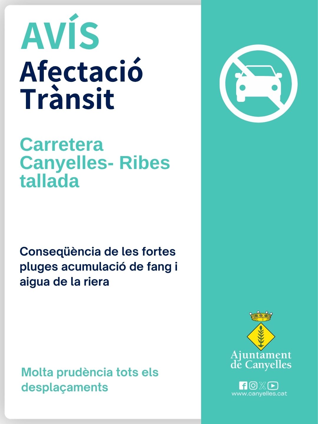 afectació trànsit