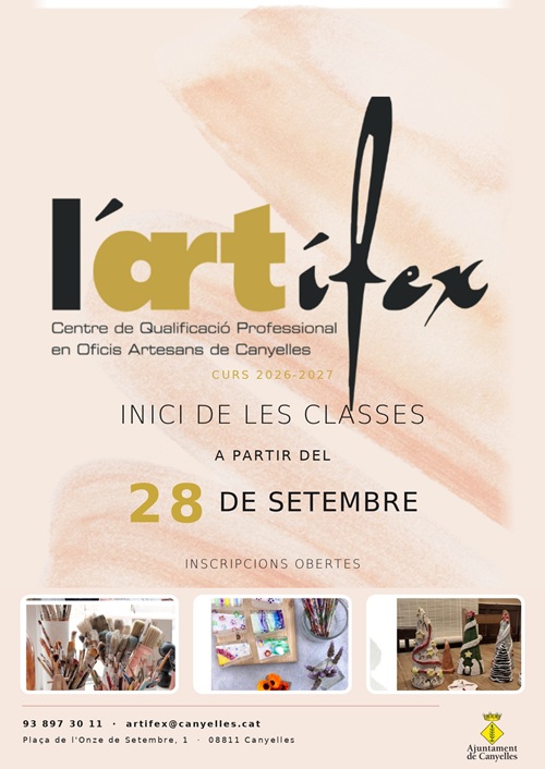 2026 09 03 cartell inici Artifex